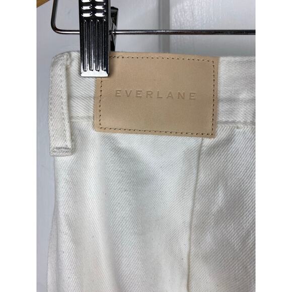 Everlane Women's 25 THE GARDENER Cream Denim Straight Maxi Skirt - Picture 4 of 7